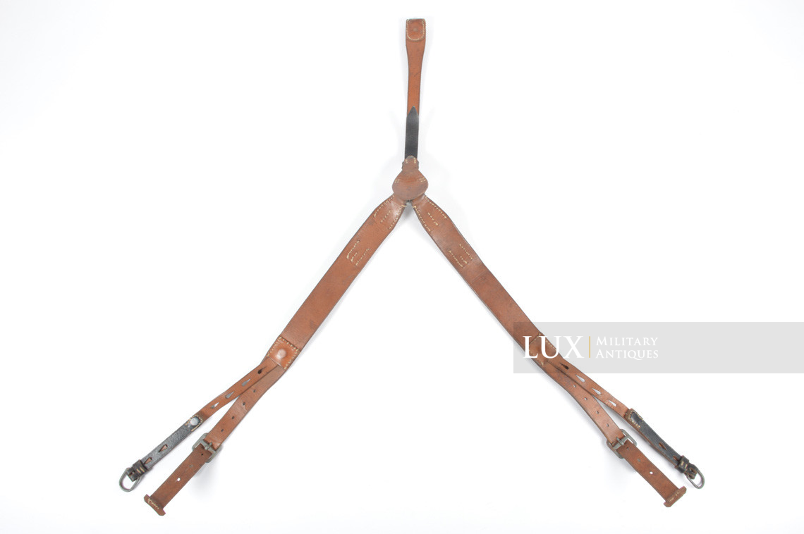 German early-war leather combat y-straps, « 1940 » - photo 16
