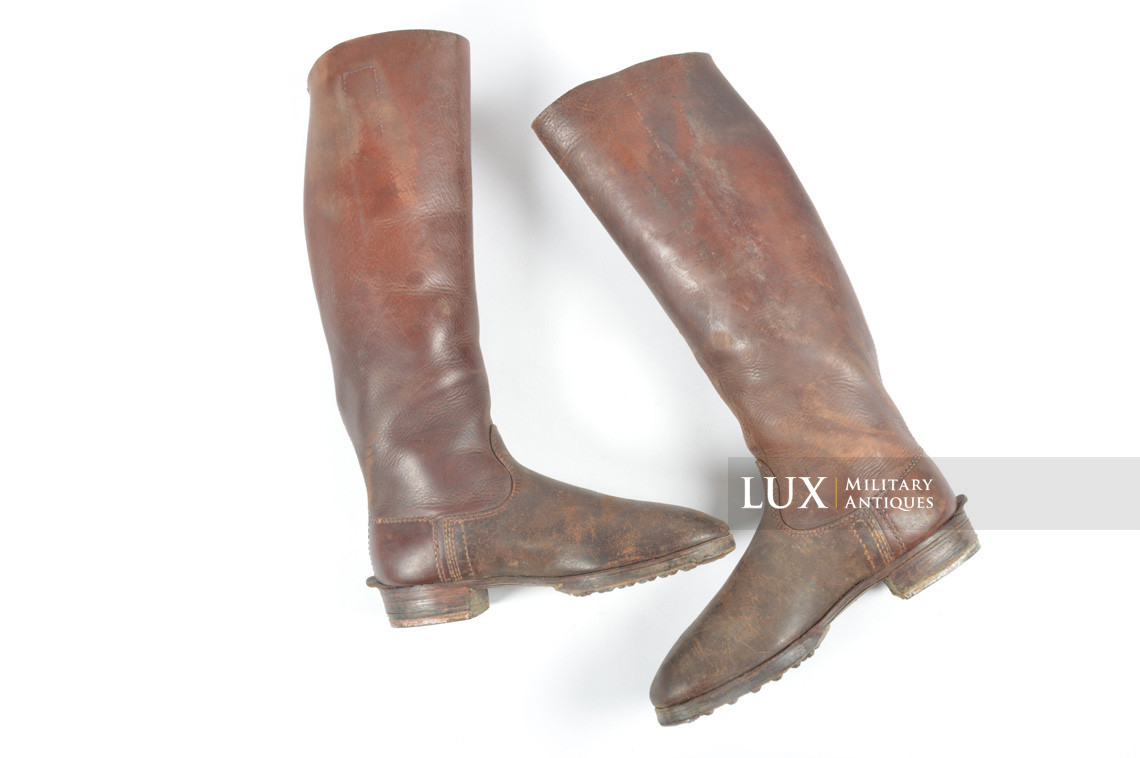 Late-war Heer/Waffen-SS issue riding boots - photo 8