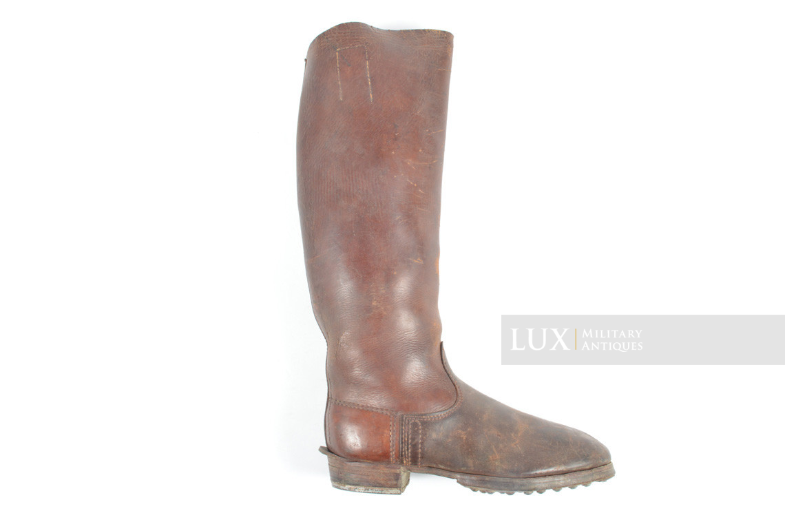Late-war Heer/Waffen-SS issue riding boots - photo 9