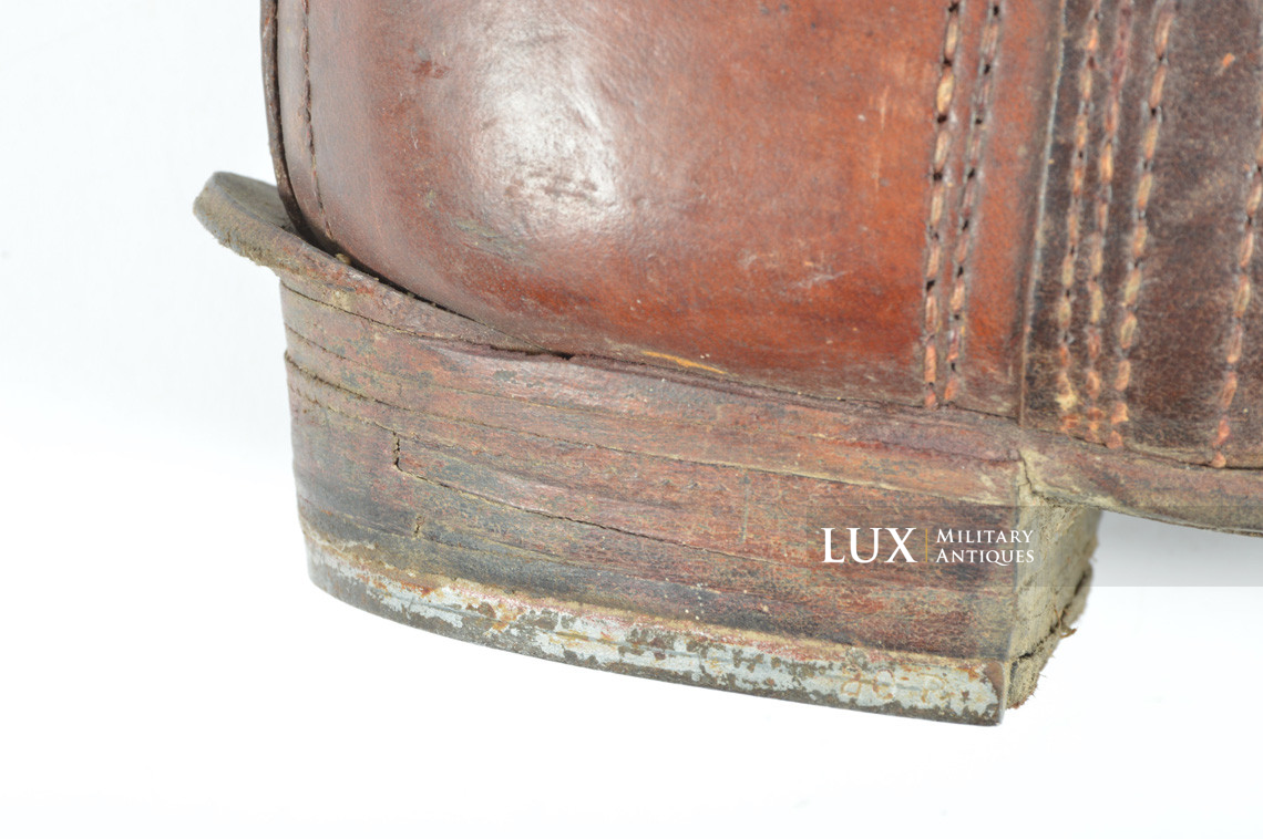 Late-war Heer/Waffen-SS issue riding boots - photo 12