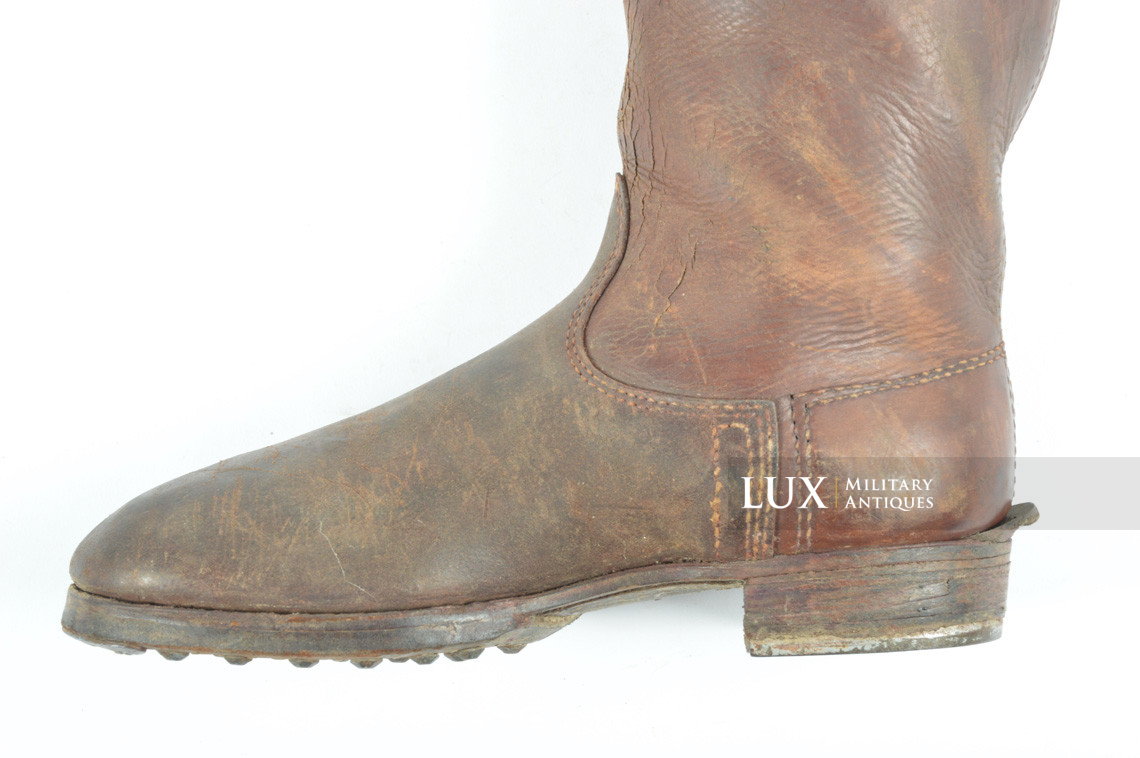 Late-war Heer/Waffen-SS issue riding boots - photo 16