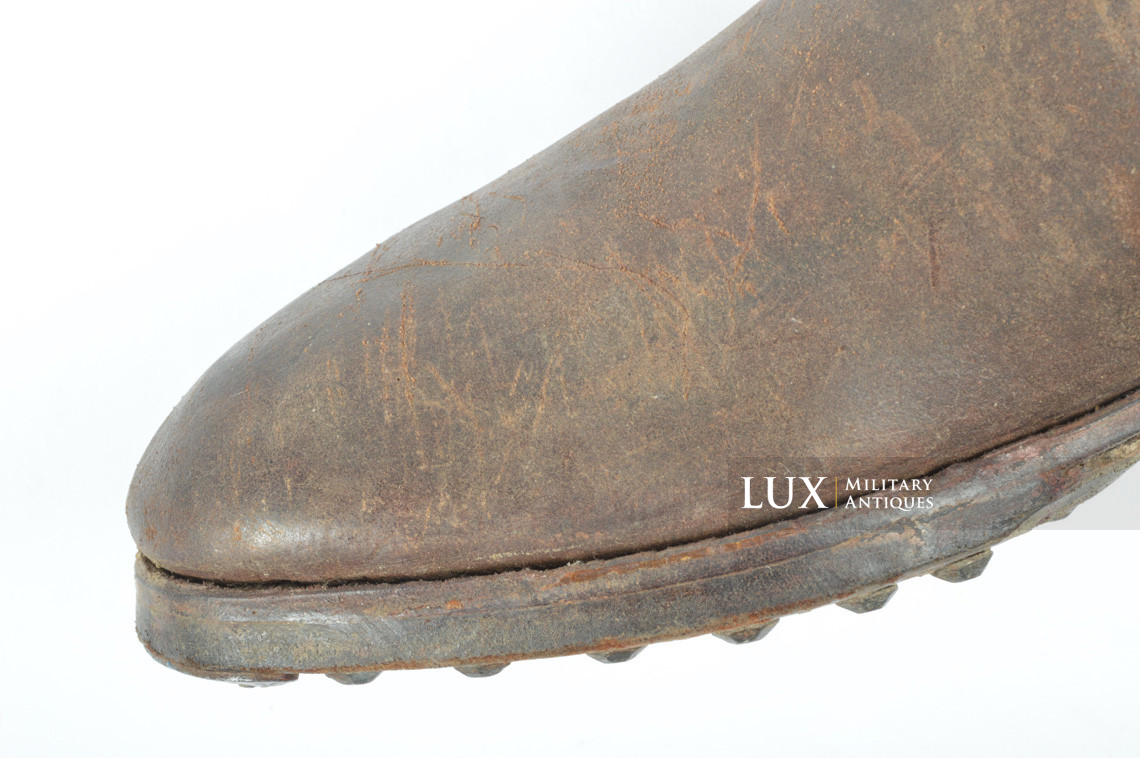 Late-war Heer/Waffen-SS issue riding boots - photo 18