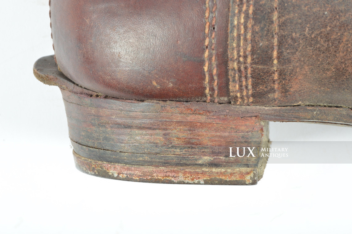 Late-war Heer/Waffen-SS issue riding boots - photo 33