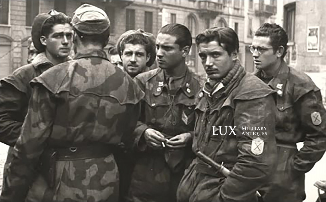 Rare WW2 Italian camo smock, « X Mas RSI » - photo 7