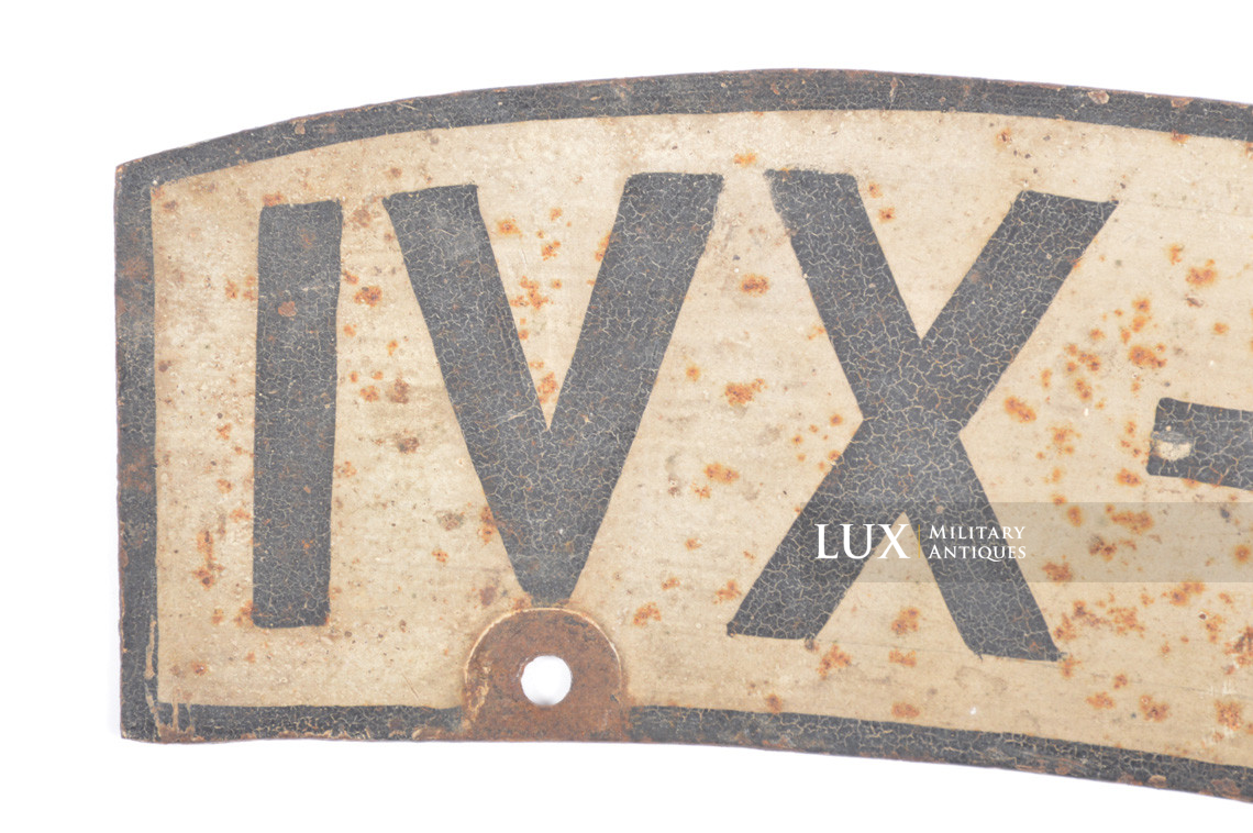 German Heer motorcycle license plate - Lux Military Antiques - photo 7