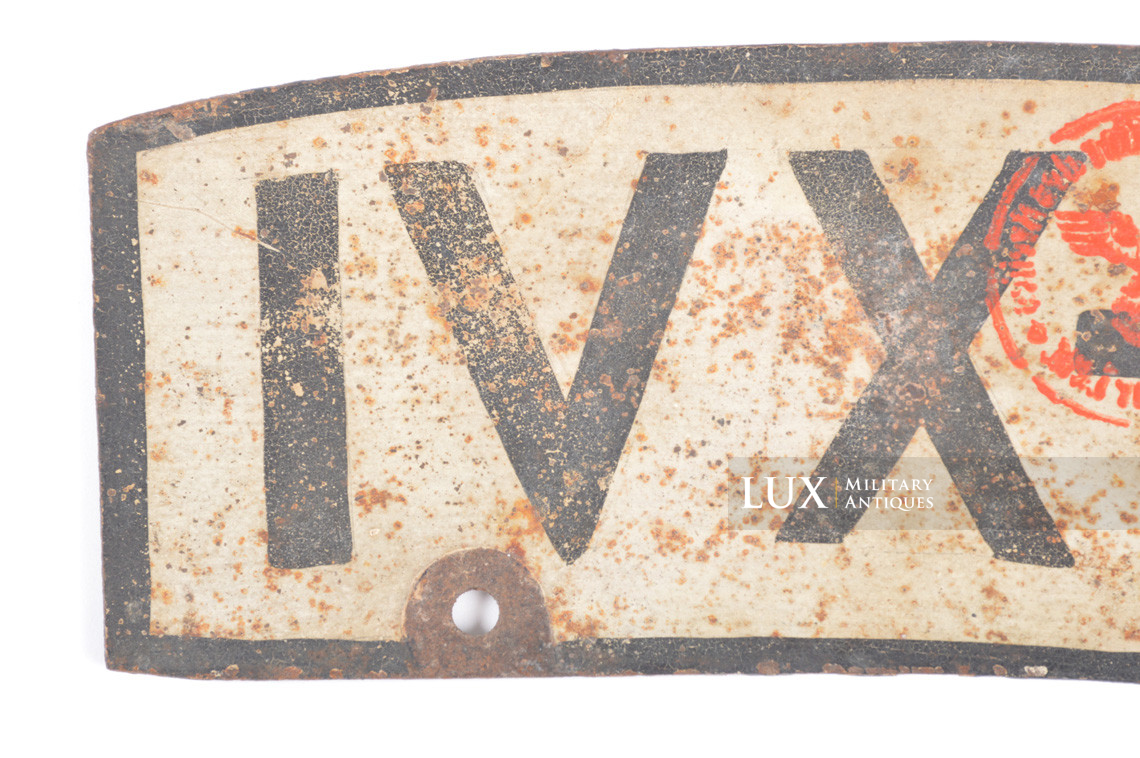 German Heer motorcycle license plate - Lux Military Antiques - photo 16