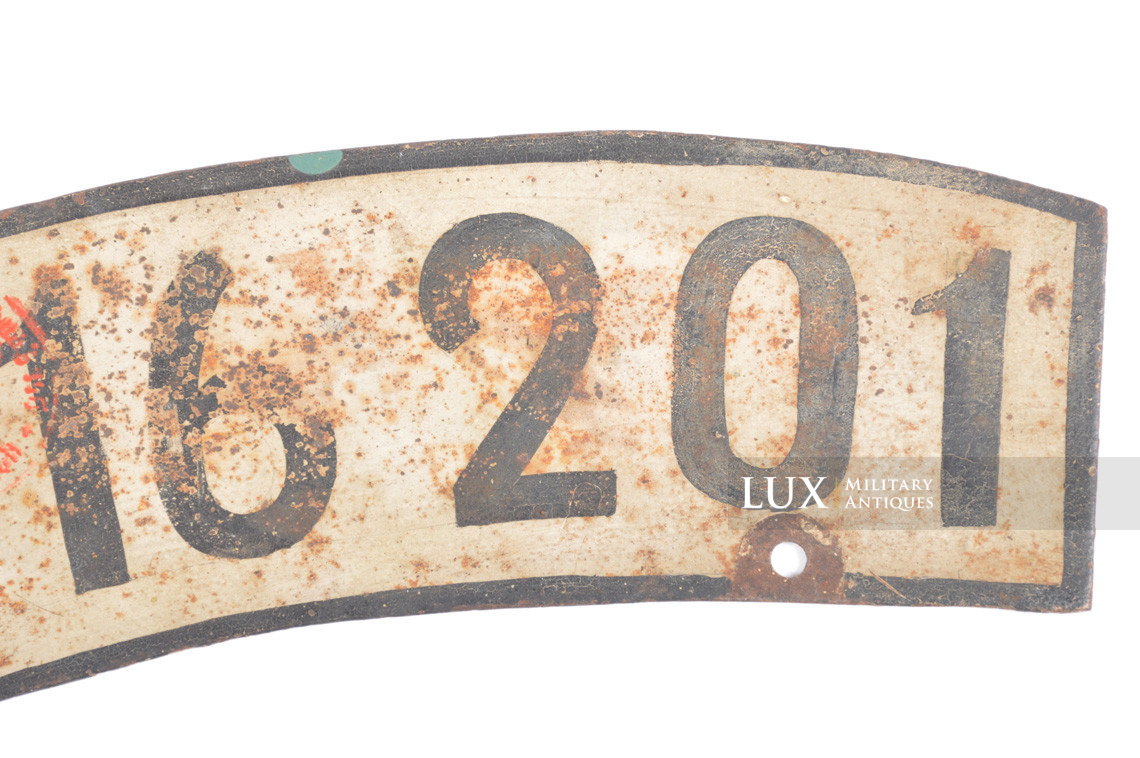 German Heer motorcycle license plate - Lux Military Antiques - photo 17