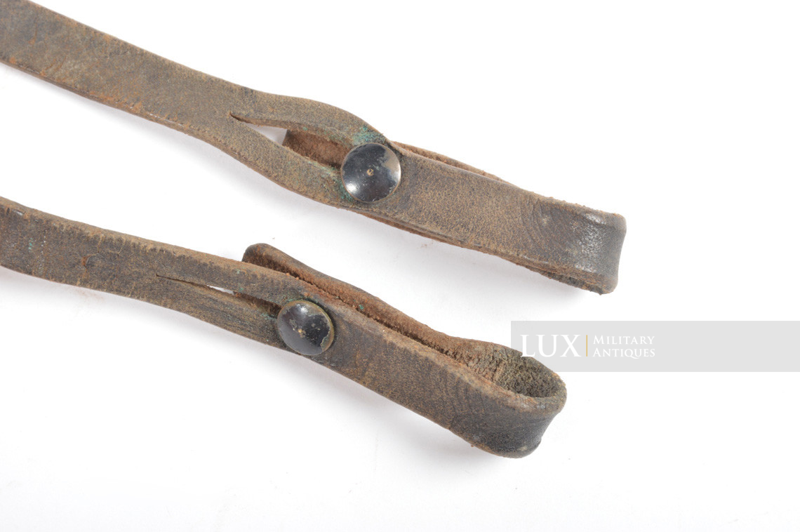 Early German binocular leather neck strap - photo 7