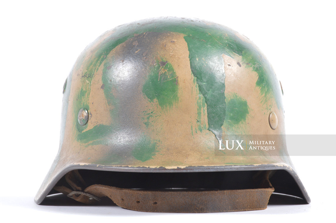 M40 Luftwaffe three-tone camouflage combat helmet, « unique » - photo 8