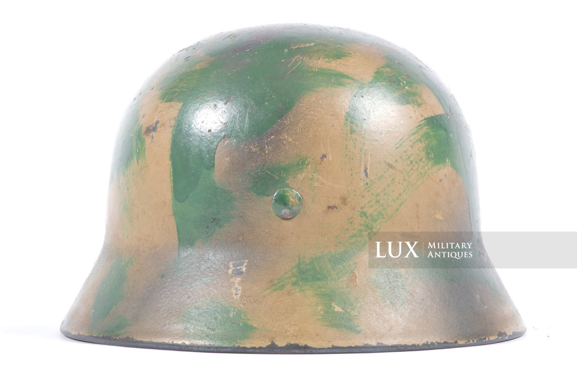 M40 Luftwaffe three-tone camouflage combat helmet, « unique » - photo 12