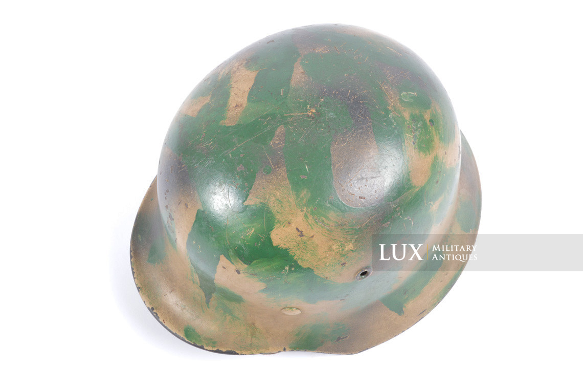 M40 Luftwaffe three-tone camouflage combat helmet, « unique » - photo 14