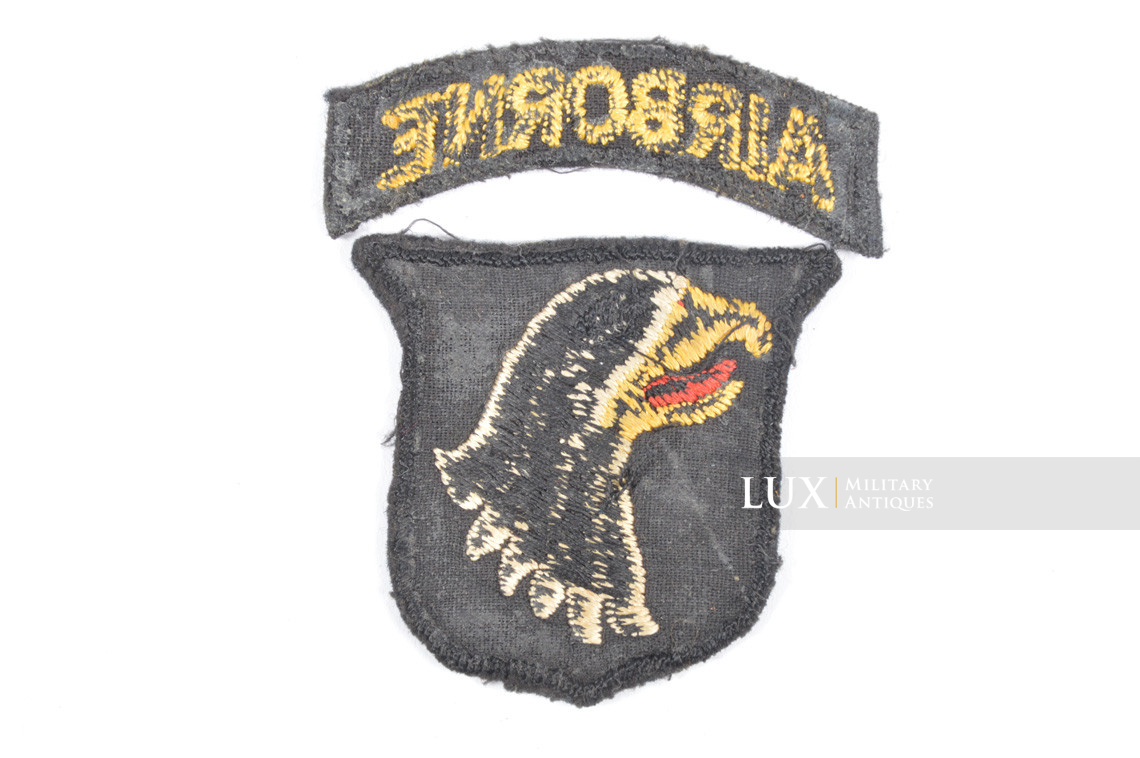 101st Airborne shoulder patch, « British Made » - photo 8