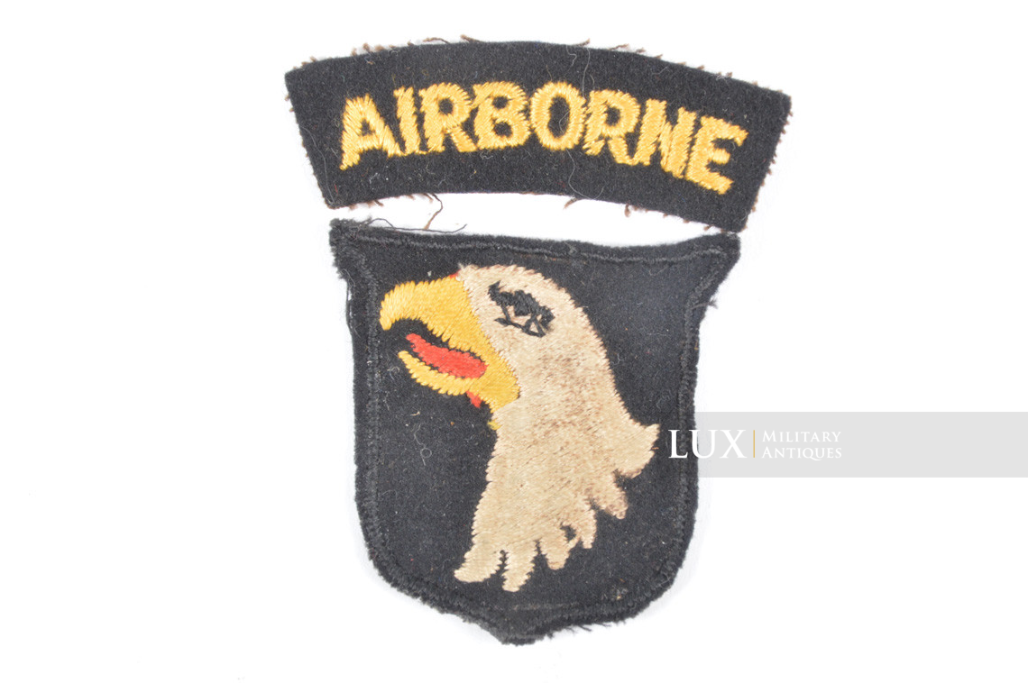 Insigne d’épaule US, 101st Airborne Division, « British Made » - photo 4