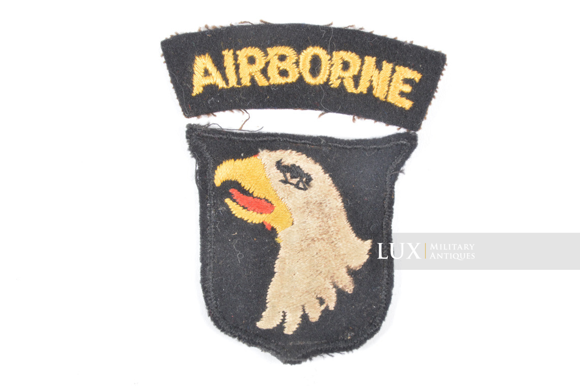 101st Airborne shoulder patch, « British Made » - photo 4