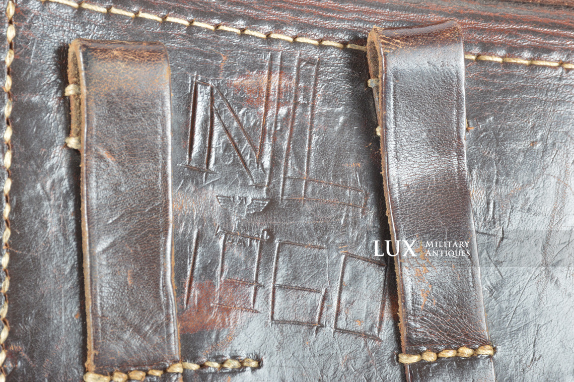 Early P08 holster in chocolate brown leather, « 1940 » - photo 9