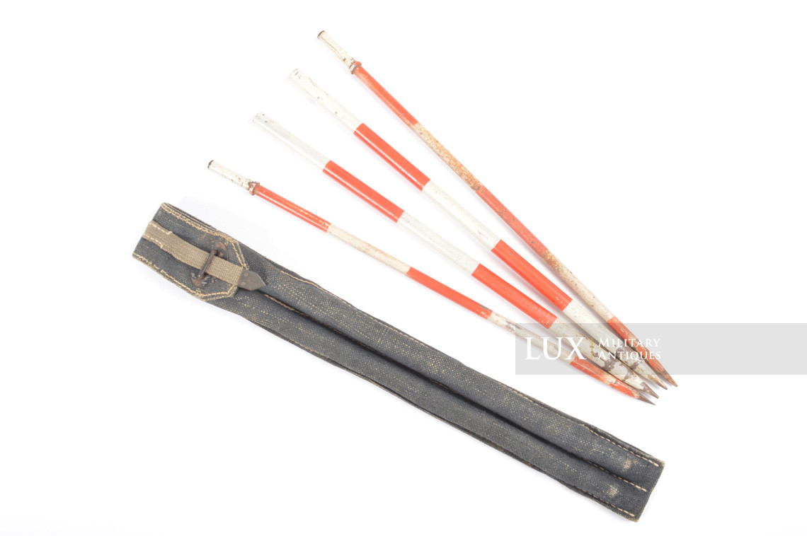 German mortar range locator stakes set and carrying pouch - photo 4