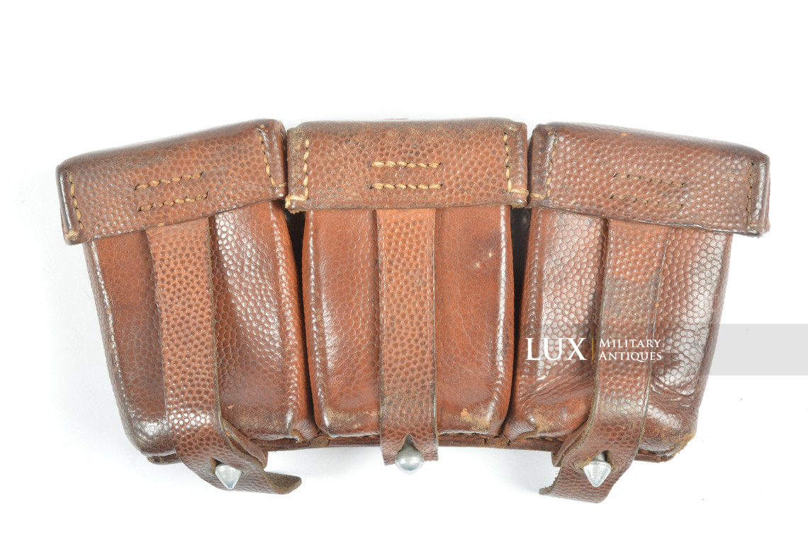 Rare early pair of k98 ammunition pouches, « VA / SS » - photo 20