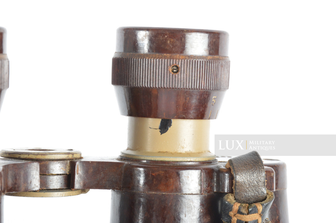 German bakelite 6x30 power issue field binoculars, « Dienstglas cxn » - photo 19