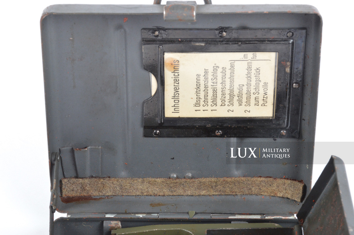 Boîte accessoires / outils du mortier allemand 5cm « l.Gr.W. 36 » - photo 18
