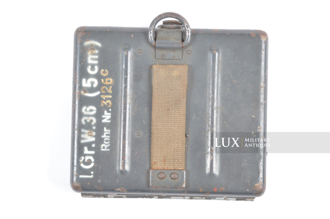 Boîte accessoires / outils du mortier allemand 5cm « l.Gr.W. 36 » - photo 4