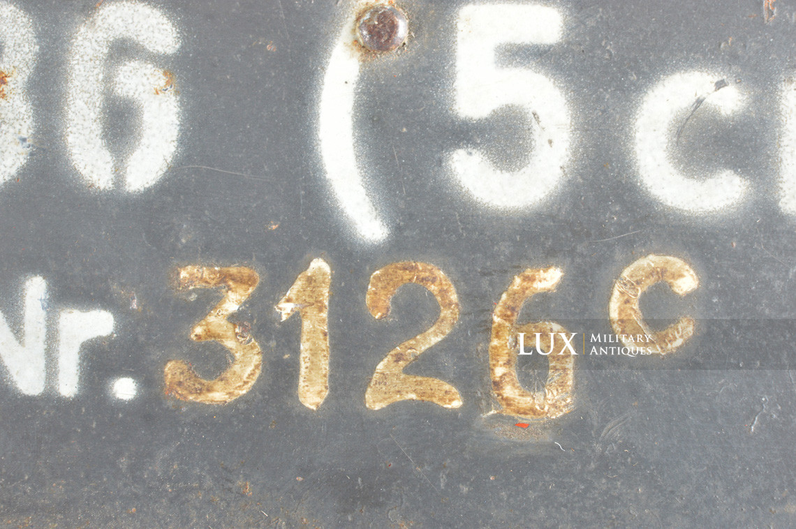 Boîte accessoires / outils du mortier allemand 5cm « l.Gr.W. 36 » - photo 9