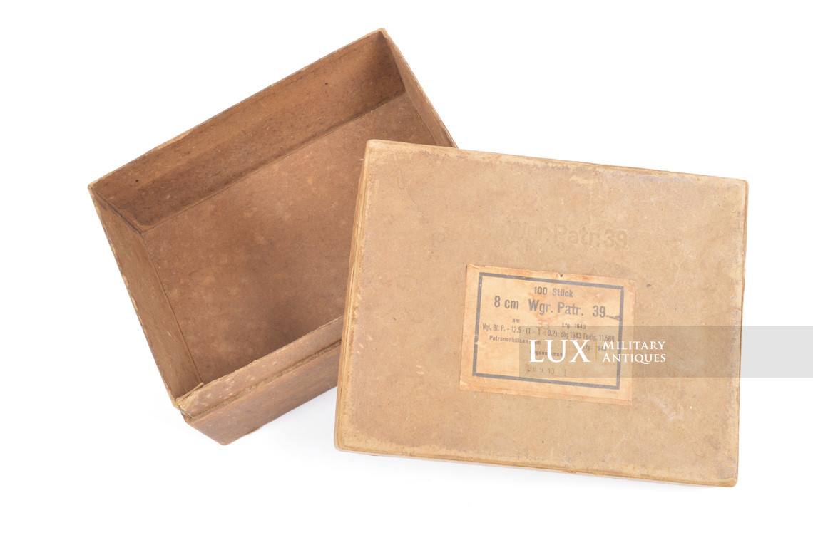 Boite pour 100 cartouches « 8 cm Mgr. Patronen 39 » - photo 4