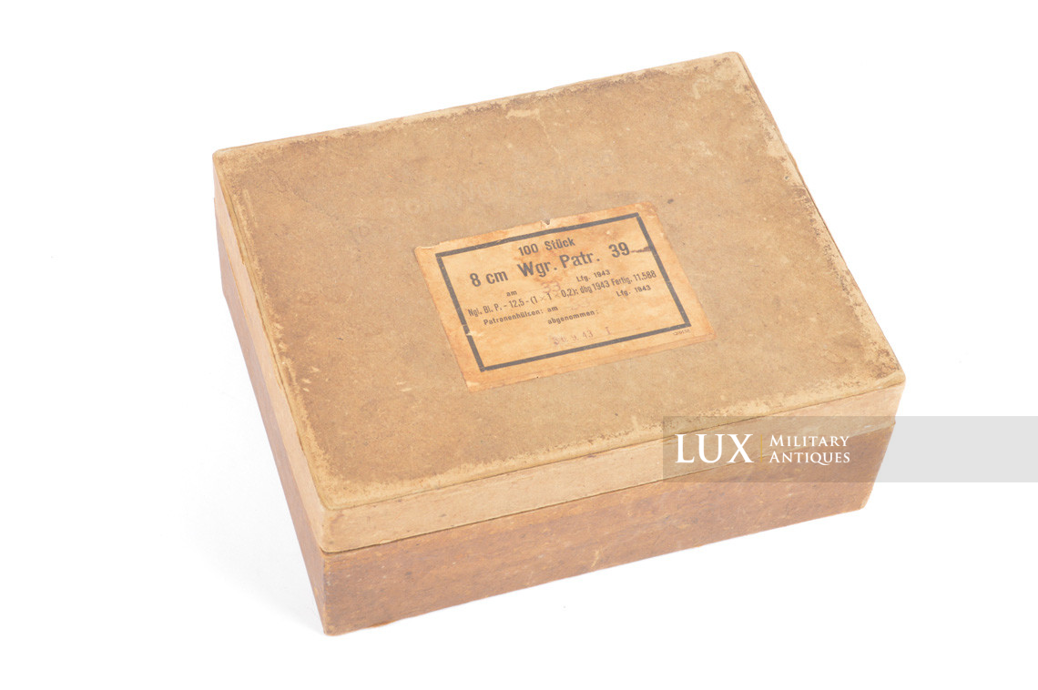 Boite pour 100 cartouches « 8 cm Mgr. Patronen 39 » - photo 7