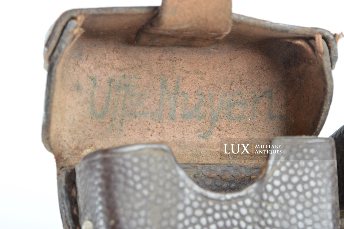 Pair of early war German Luftwaffe K98 ammunition pouches, « L.B.A.(S) » - photo 24