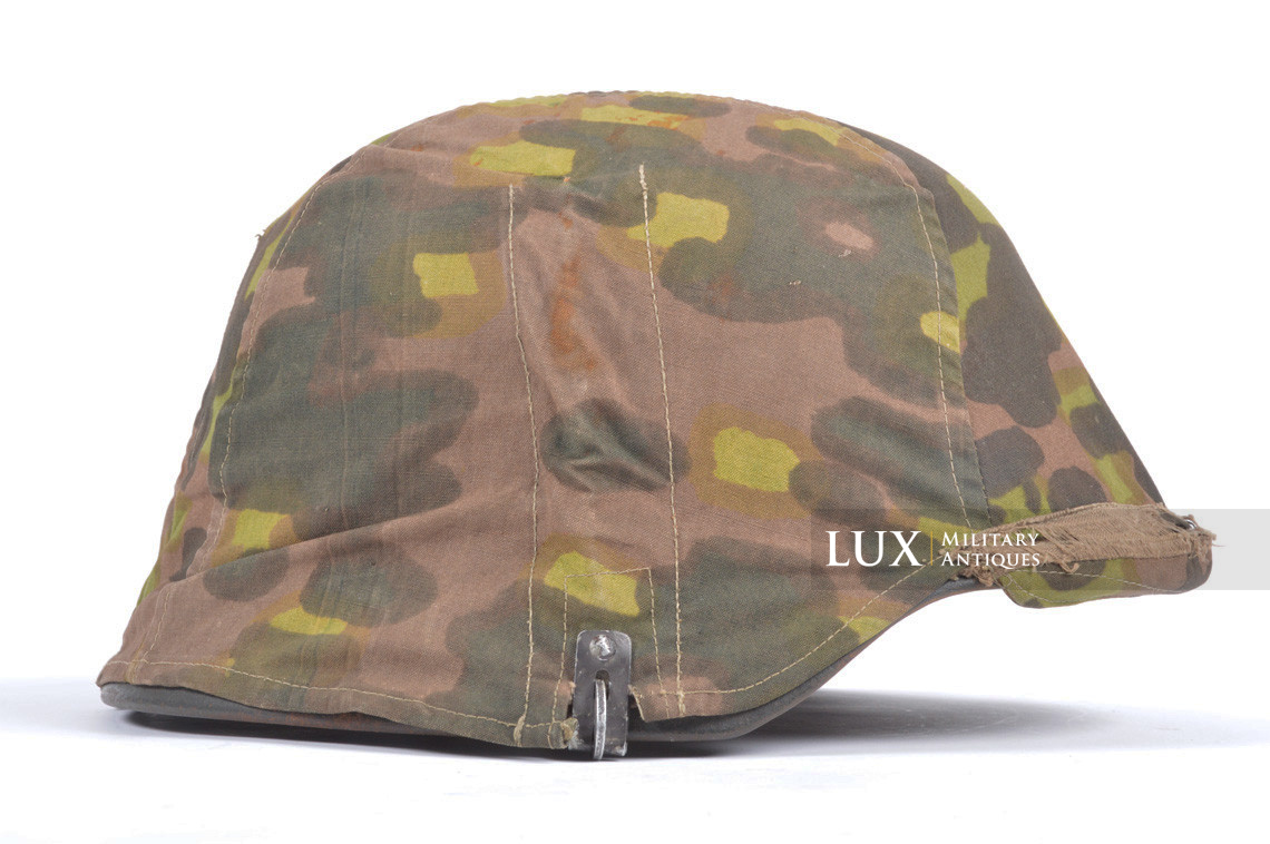 Rare first model Waffen-SS camouflage helmet cover, « lateral plane tree » - photo 10