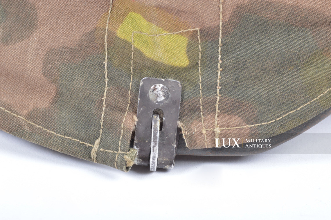 Rare first model Waffen-SS camouflage helmet cover, « lateral plane tree » - photo 23