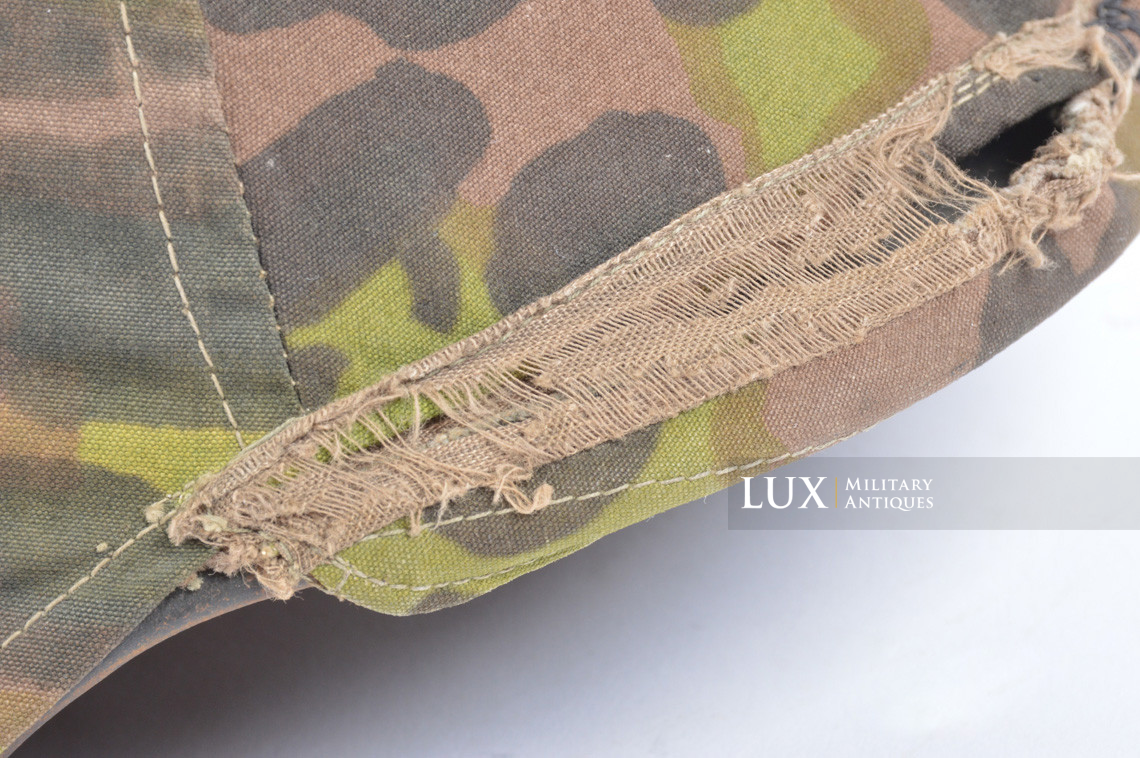 Rare first model Waffen-SS camouflage helmet cover, « lateral plane tree » - photo 25