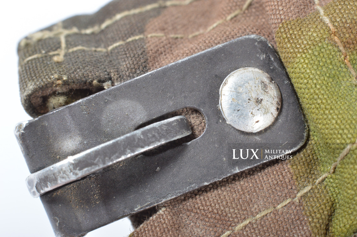 Rare first model Waffen-SS camouflage helmet cover, « lateral plane tree » - photo 40