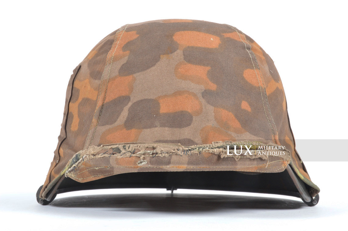 Rare first model Waffen-SS camouflage helmet cover, « lateral plane tree » - photo 44