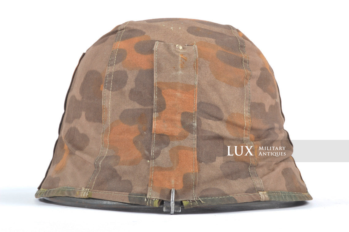 Rare first model Waffen-SS camouflage helmet cover, « lateral plane tree » - photo 48