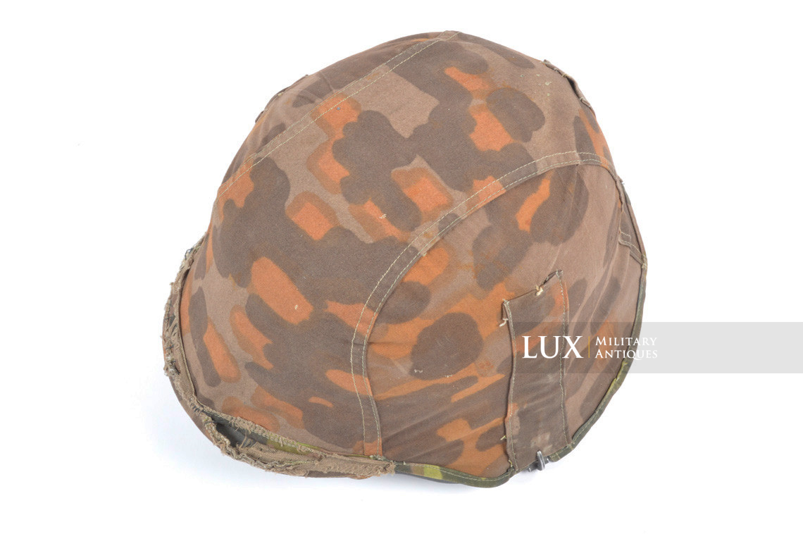 Rare first model Waffen-SS camouflage helmet cover, « lateral plane tree » - photo 50