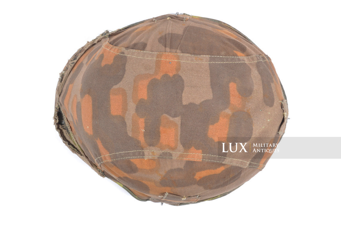 Rare first model Waffen-SS camouflage helmet cover, « lateral plane tree » - photo 51