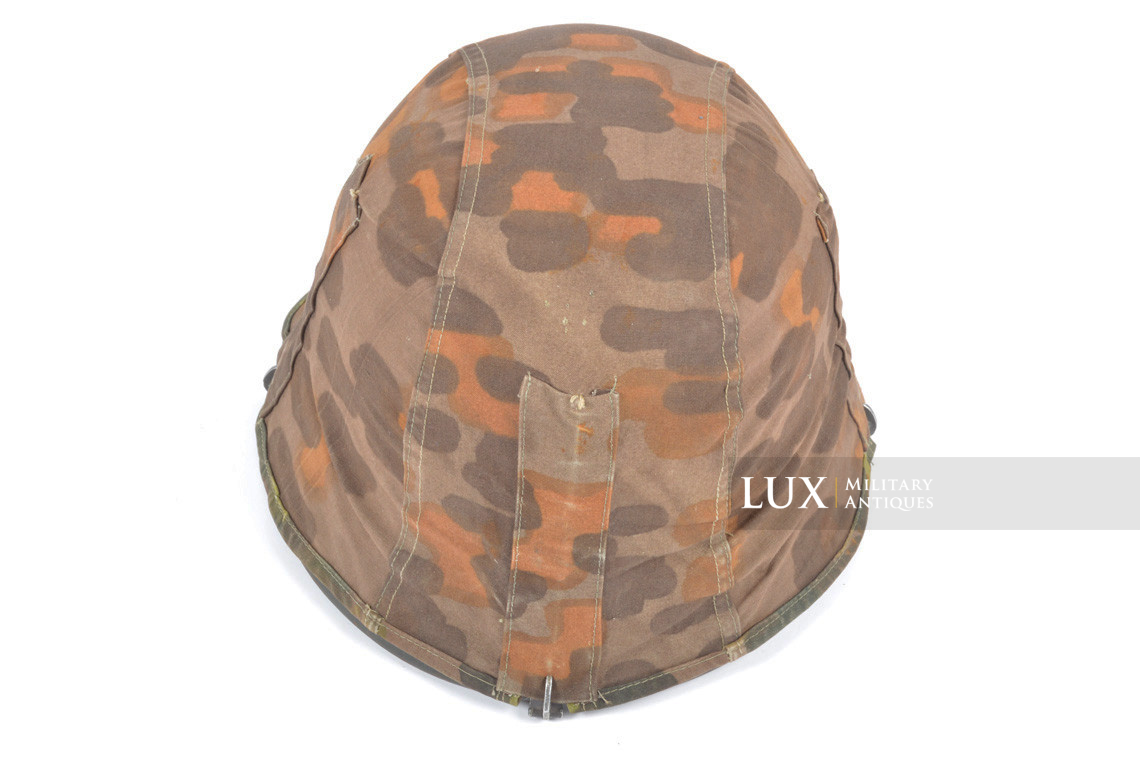 Rare first model Waffen-SS camouflage helmet cover, « lateral plane tree » - photo 57