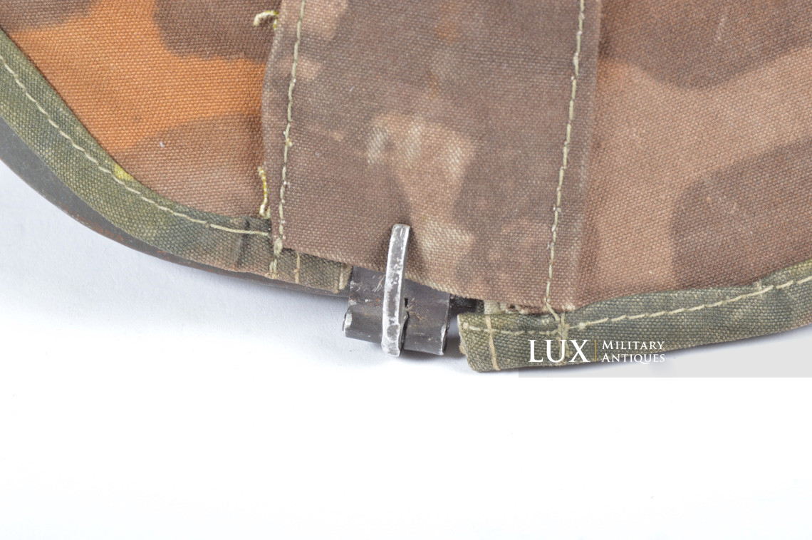 Rare first model Waffen-SS camouflage helmet cover, « lateral plane tree » - photo 60