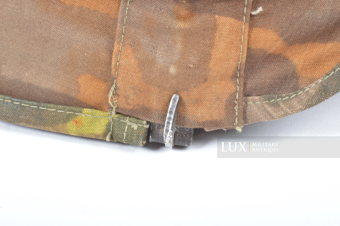Rare first model Waffen-SS camouflage helmet cover, « lateral plane tree » - photo 62