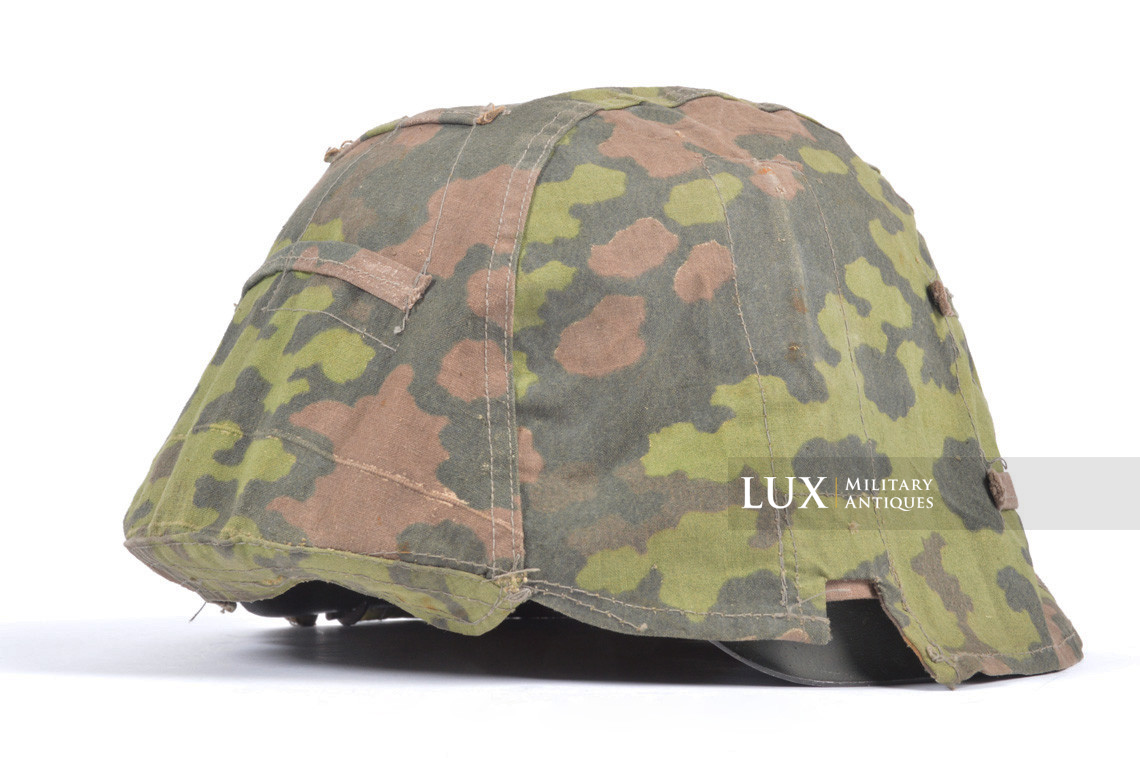 Couvre casque Waffen-SS fin de guerre, camouflage feuille de chêne - photo 9