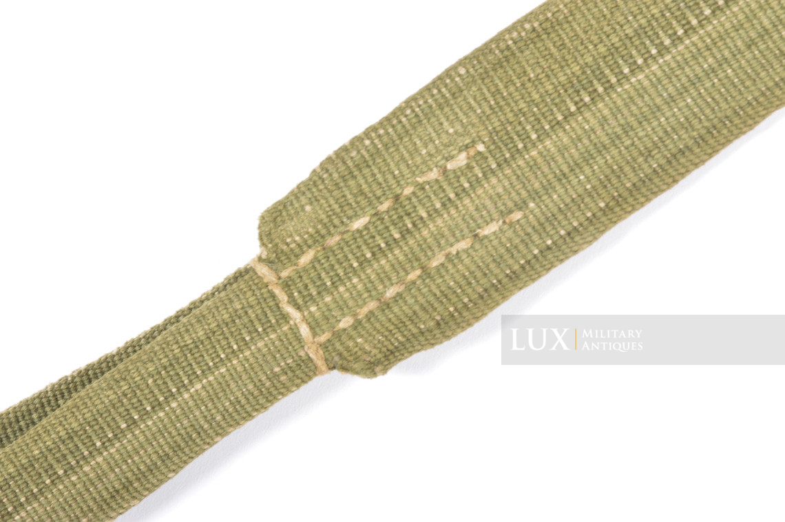 Early set of German tropical green web light Y-straps, « DAK » - photo 8