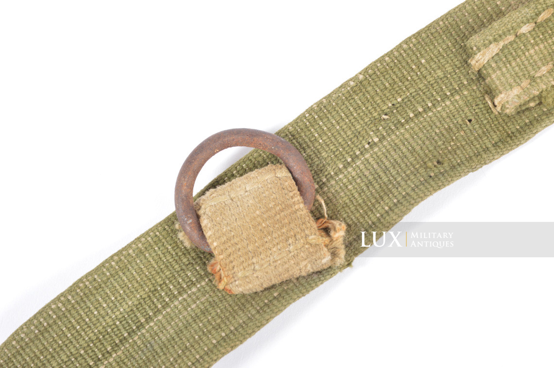 Early set of German tropical green web light Y-straps, « DAK » - photo 10