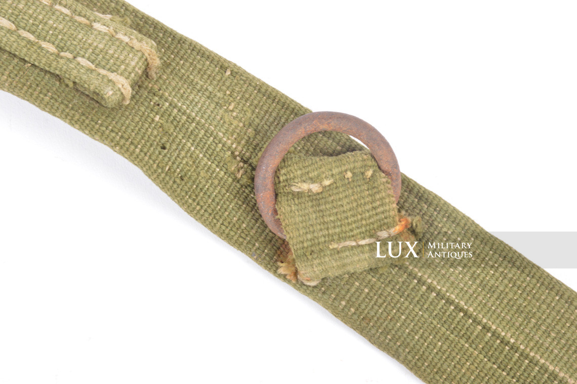 Early set of German tropical green web light Y-straps, « DAK » - photo 11