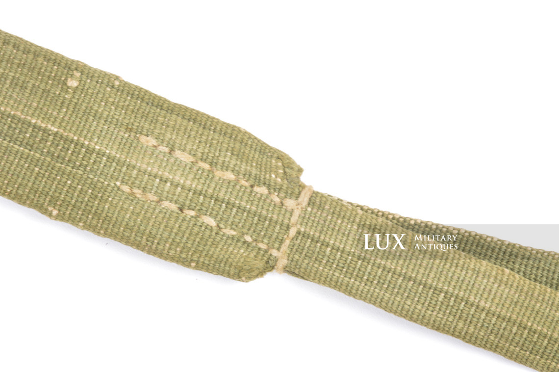 Early set of German tropical green web light Y-straps, « DAK » - photo 12