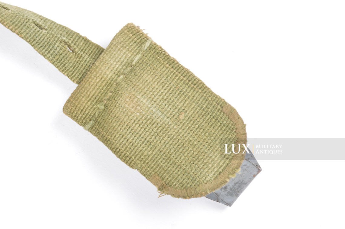 Early set of German tropical green web light Y-straps, « DAK » - photo 15