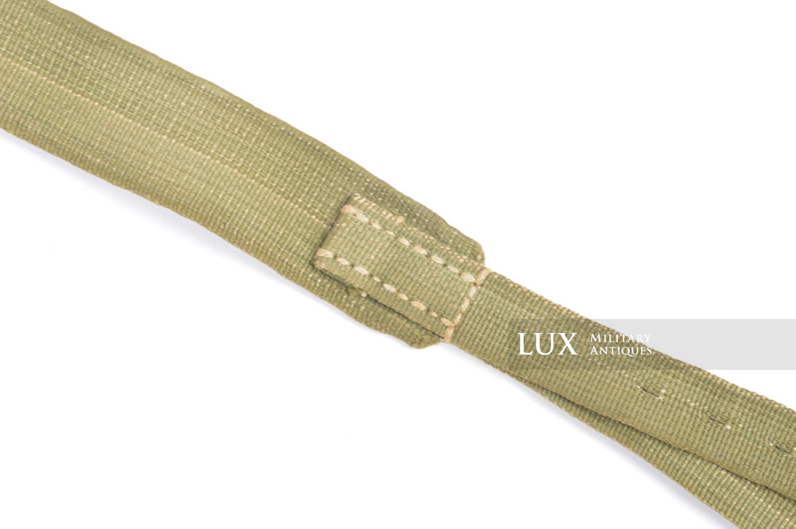 Early set of German tropical green web light Y-straps, « DAK » - photo 21