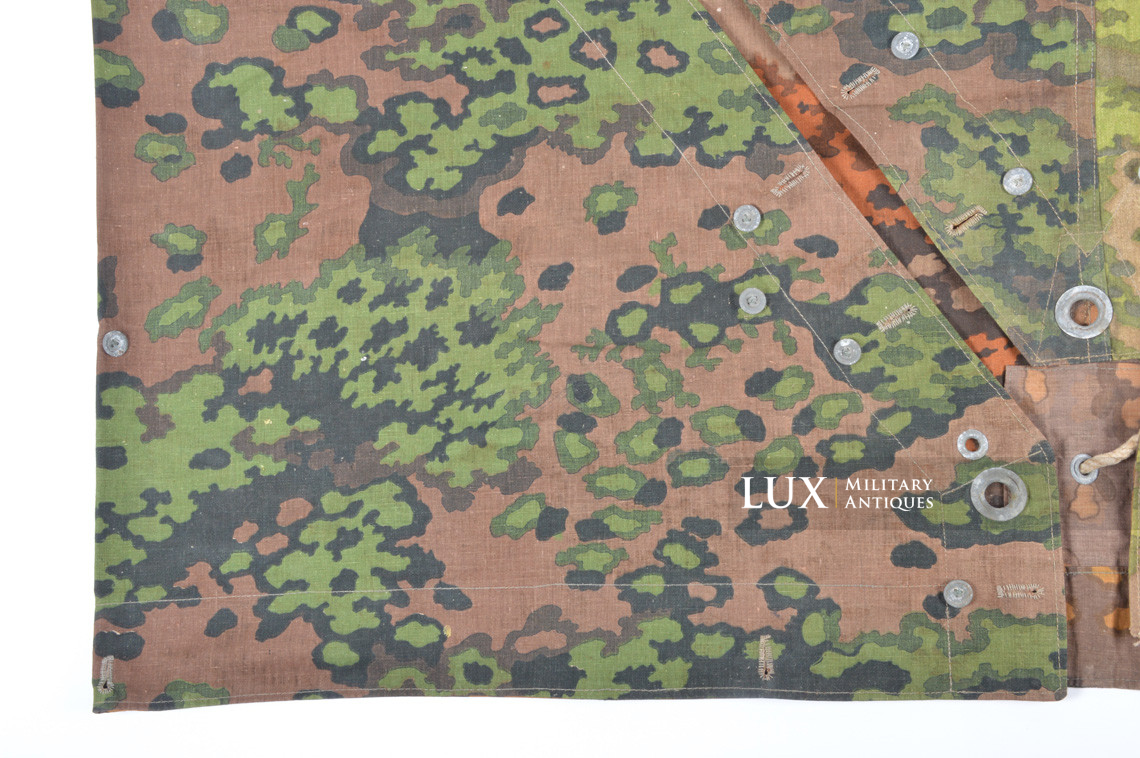 Late war Waffen-SS camouflage shelter quarter/poncho, « oak leaf » - photo 7