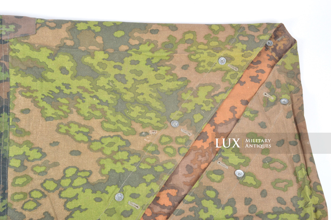 Late war Waffen-SS camouflage shelter quarter/poncho, « oak leaf » - photo 9