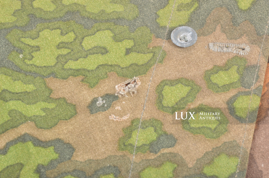 Late war Waffen-SS camouflage shelter quarter/poncho, « oak leaf » - photo 12