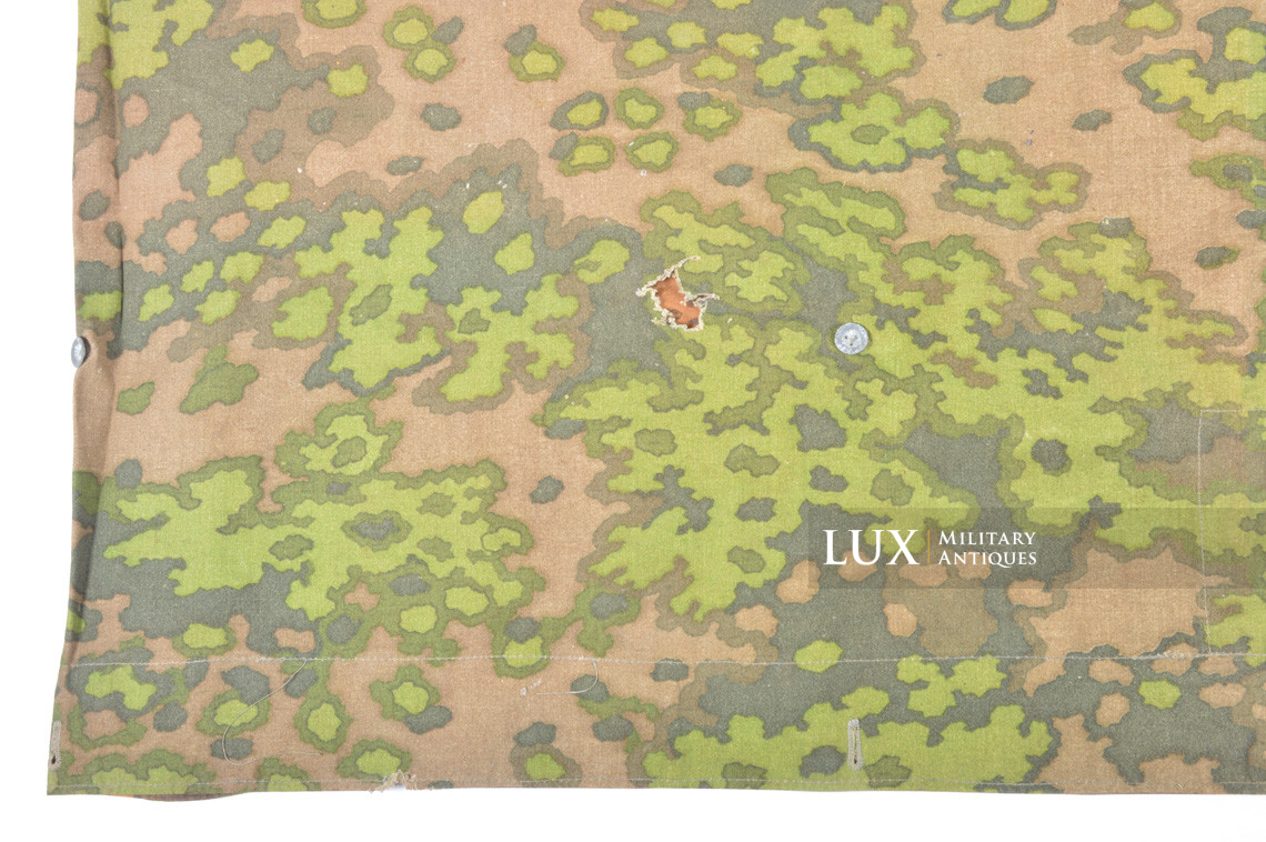 Late war Waffen-SS camouflage shelter quarter/poncho, « oak leaf » - photo 14